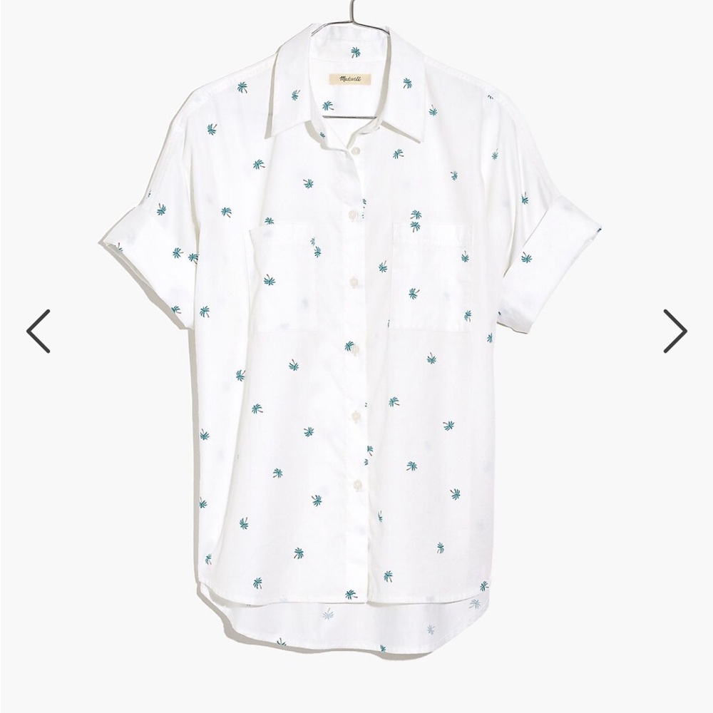 Madewell Courier Shirt in Palm Print